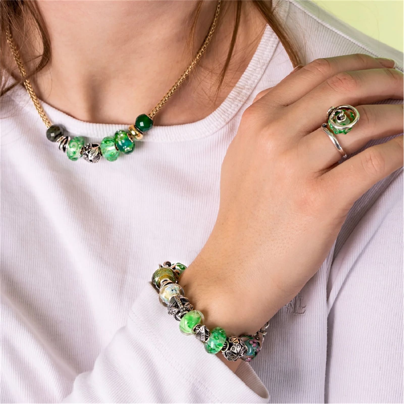 Beads donna Trollbeads in argento con libellula dei sogni MISURA UNICA