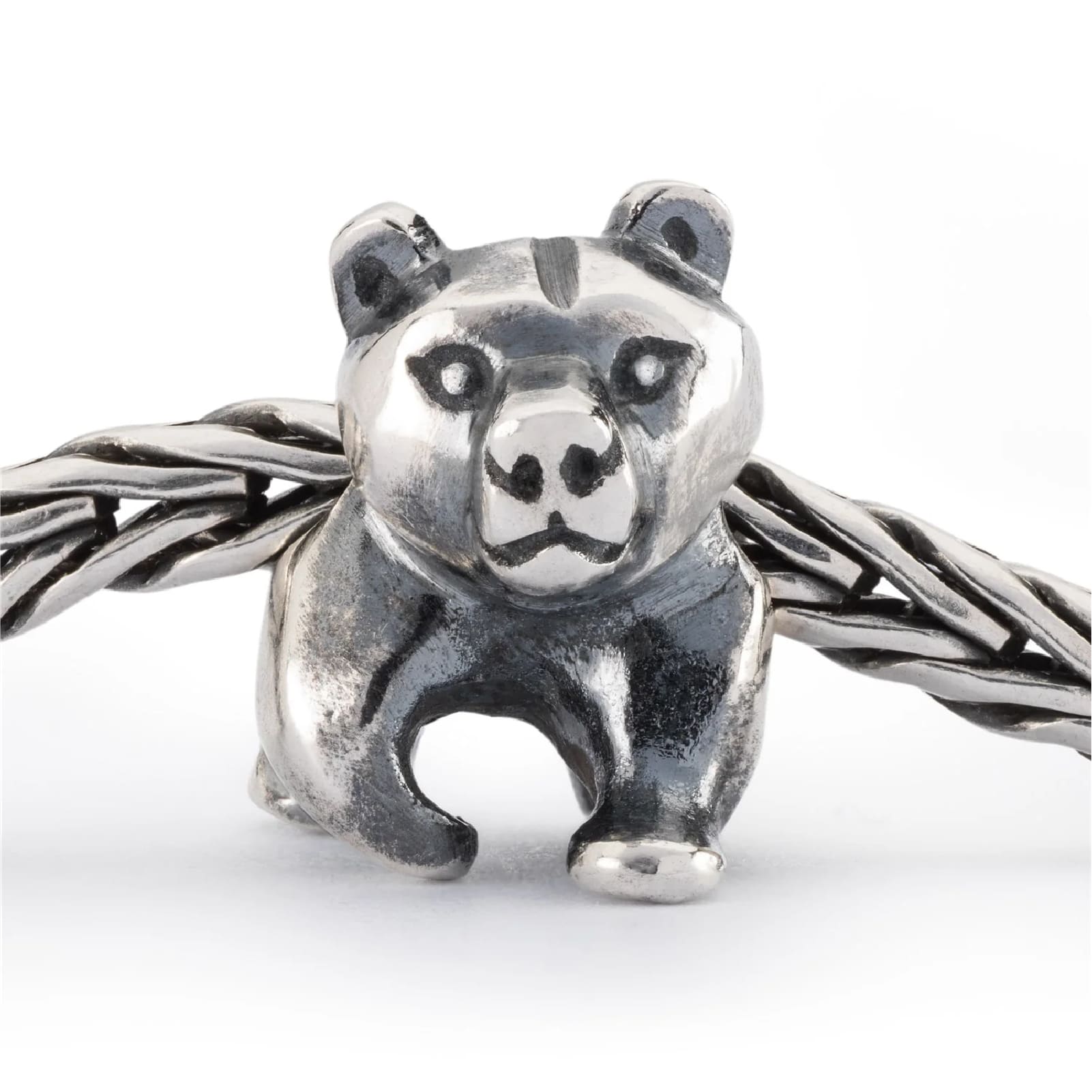 Beads da donna Trollbeads in argento a forma di orso MISURA UNICA