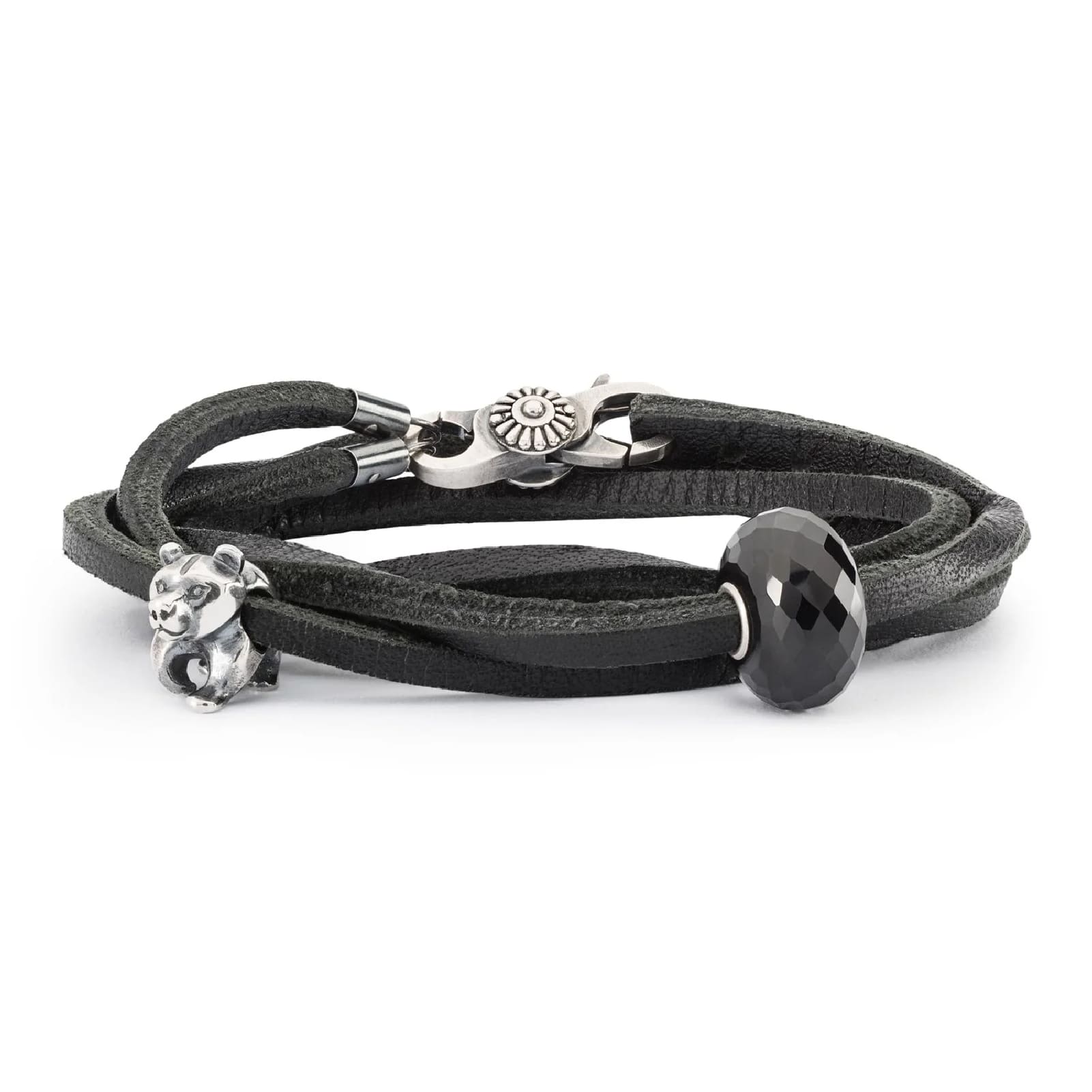 Beads da donna Trollbeads in argento a forma di orso MISURA UNICA