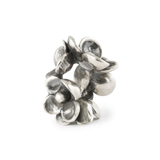 Beads da donna Trollbeads in argento a forma di petali MISURA UNICA