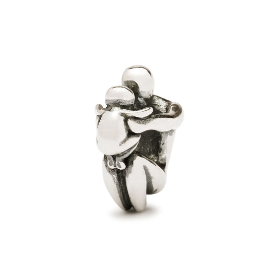 Beads donna Trollbeads in argento con papà e bimbo/a MISURA UNICA
