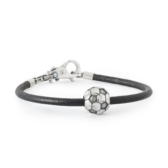 Beads Trollbeads in argento a forma di pallone da calcio MISURA UNICA