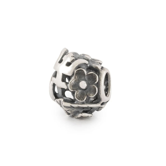 Beads da donna Trollbeads in argento fiori della longevità MISURA UNICA