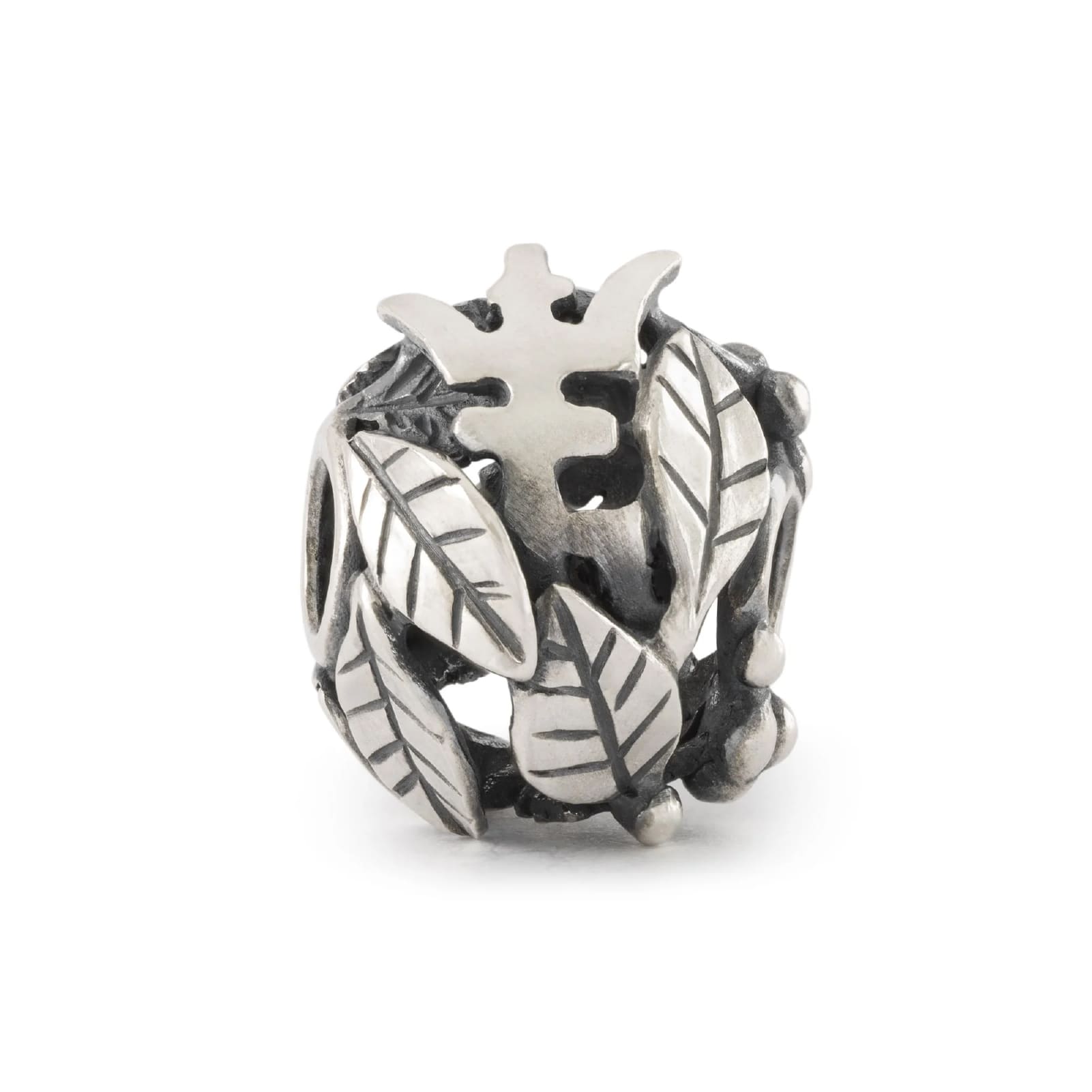 Beads donna Trollbeads in argento foglie della longevità MISURA UNICA