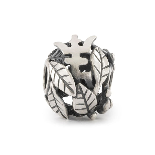 Beads donna Trollbeads in argento foglie della longevità MISURA UNICA