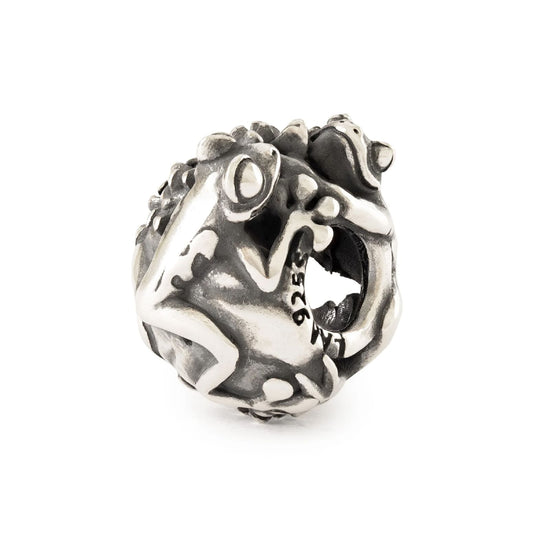 Beads da donna Trollbeads in argento a forma di ranocchie MISURA UNICA