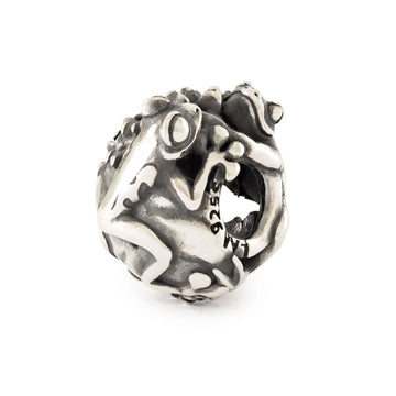 Beads da donna Trollbeads in argento a forma di ranocchie MISURA UNICA