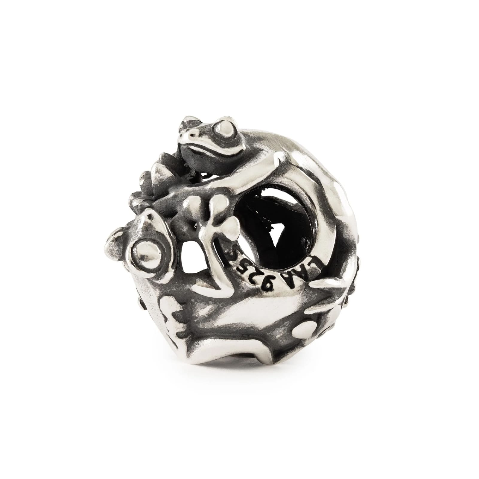 Beads da donna Trollbeads in argento a forma di ranocchie MISURA UNICA