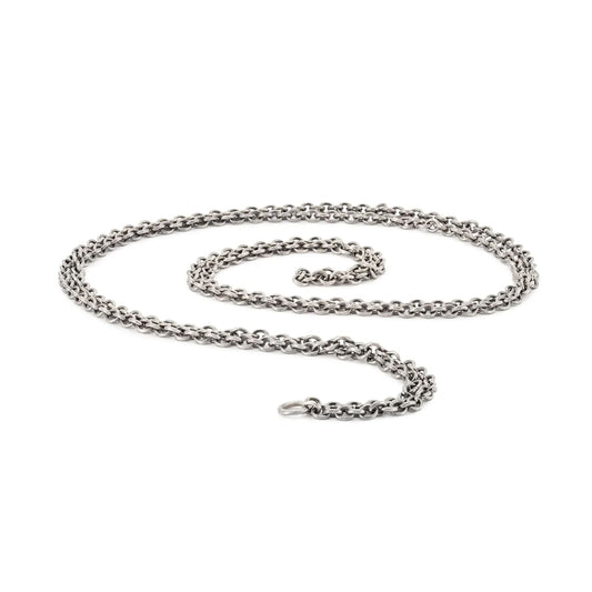 Collana 100 cm Trollbeads argento catena intercambiabile MISURA UNICA