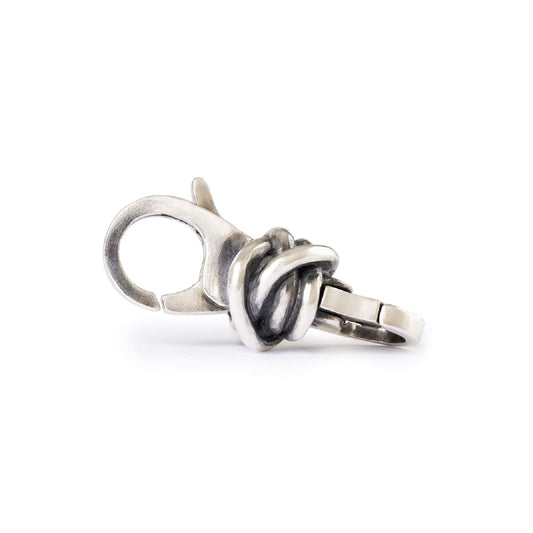 Chiusura moschettone Trollbeads Nodo della Fortuna in argento MISURA UNICA