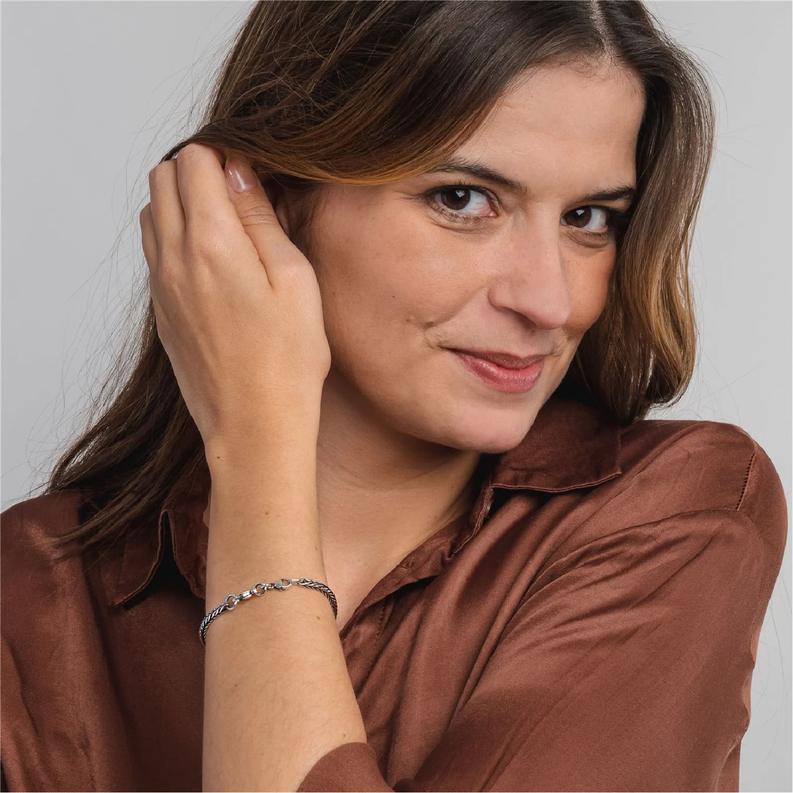 Chiusura moschettone base Trollbeads in argento MISURA UNICA
