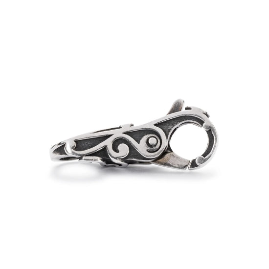 Chiusura moschettone Trollbeads in argento con vento MISURA UNICA