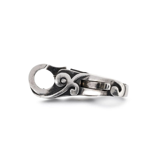 Chiusura moschettone Trollbeads in argento con vento MISURA UNICA
