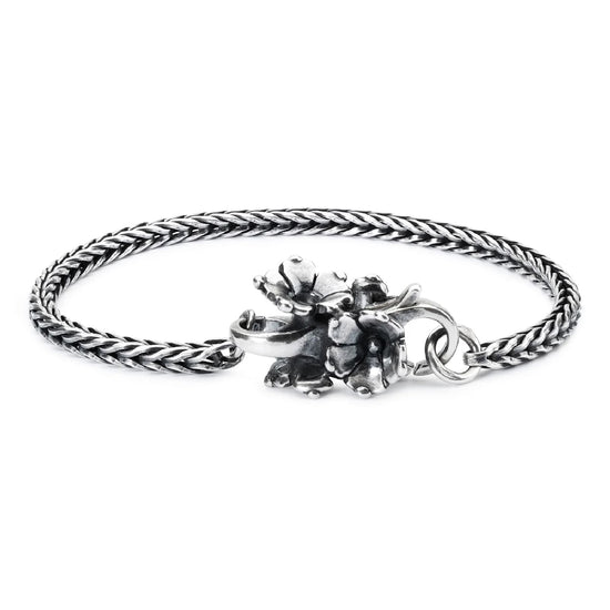 Chiusura moschettone Trollbeads gelsomino in argento MISURA UNICA