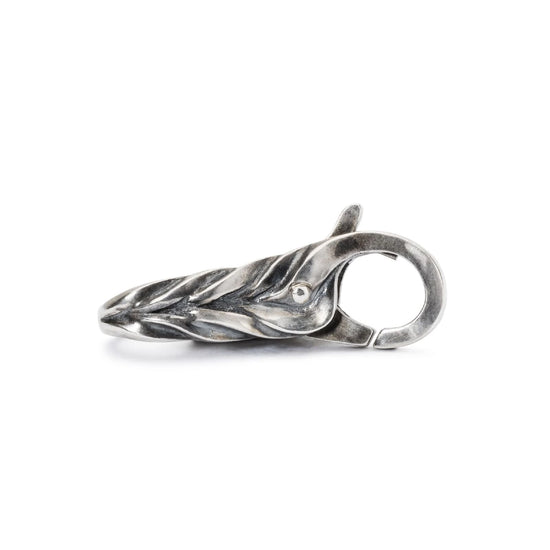 Chiusura moschettone Trollbeads con intrecci in argento MISURA UNICA
