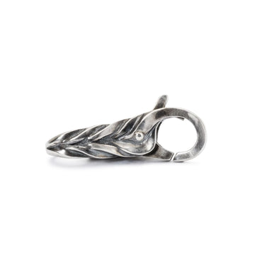 Chiusura moschettone Trollbeads con intrecci in argento MISURA UNICA