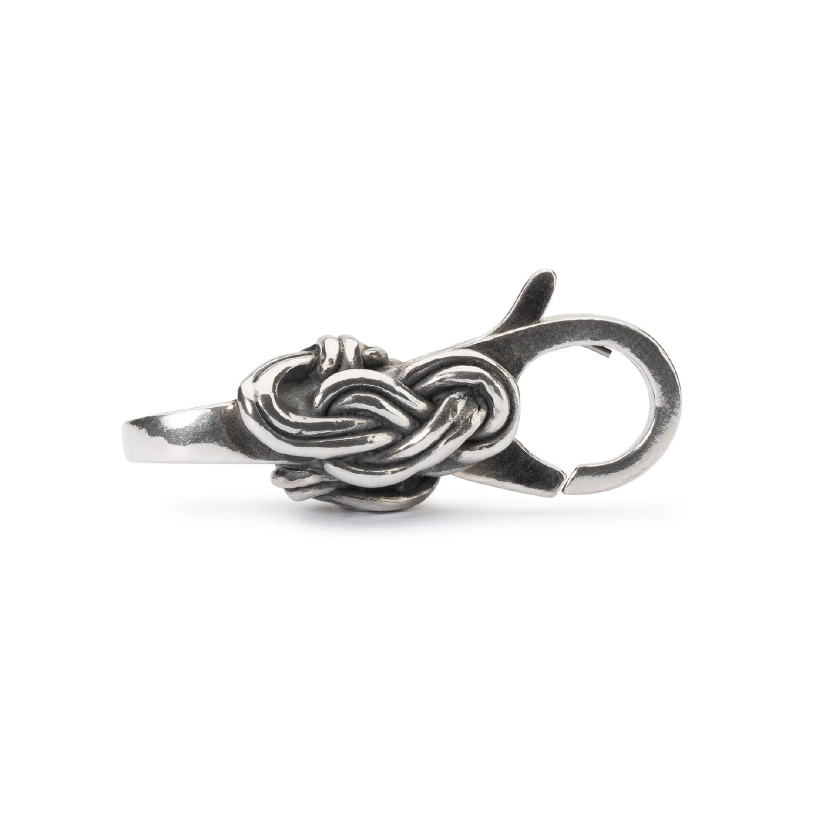 Chiusura moschettone Trollbeads nodo savoy in argento MISURA UNICA