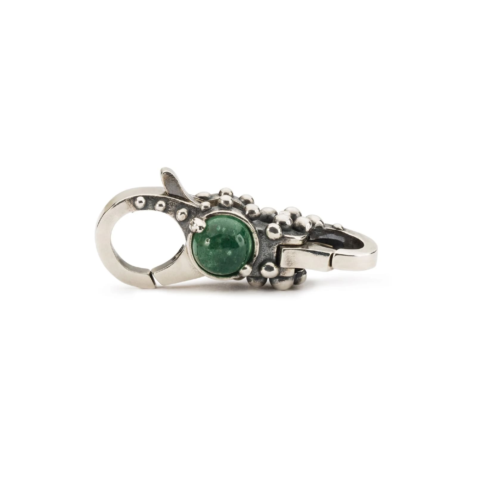 Chiusura moschettone Trollbeads con ametista viola MISURA UNICA