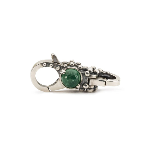 Chiusura moschettone Trollbeads con ametista viola MISURA UNICA