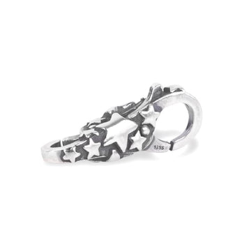 Chiusura moschettone Trollbeads con stelle nel cielo MISURA UNICA