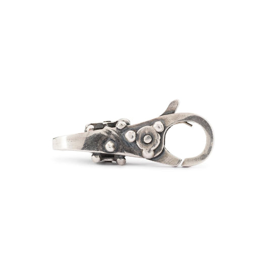 Chiusura moschettone Trollbeads con piccoli decori MISURA UNICA