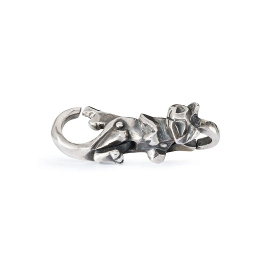 Chiusura moschettone Trollbeads con gattino in piedi MISURA UNICA
