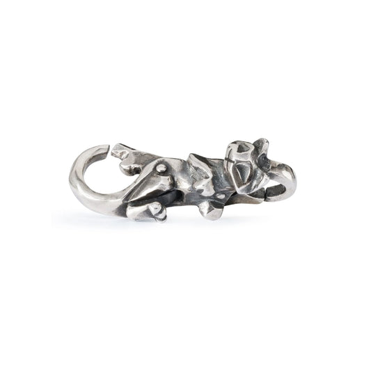 Chiusura moschettone Trollbeads con gattino in piedi MISURA UNICA