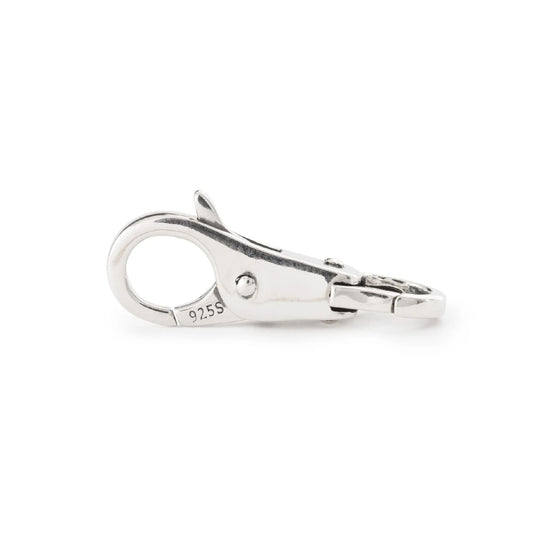Chiusura moschettone Trollbeads argento design classico MISURA UNICA