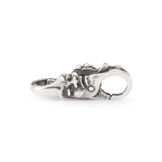 Chiusura moschettone Trollbeads con onice rosso MISURA UNICA