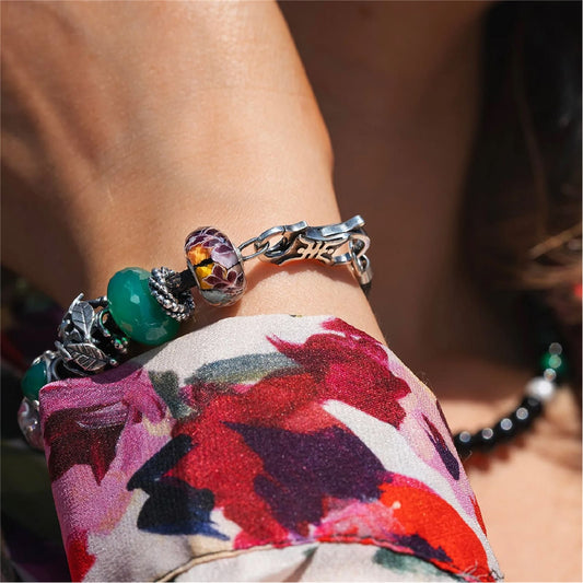 Chiusura moschettone longevità Trollbeads in argento MISURA UNICA