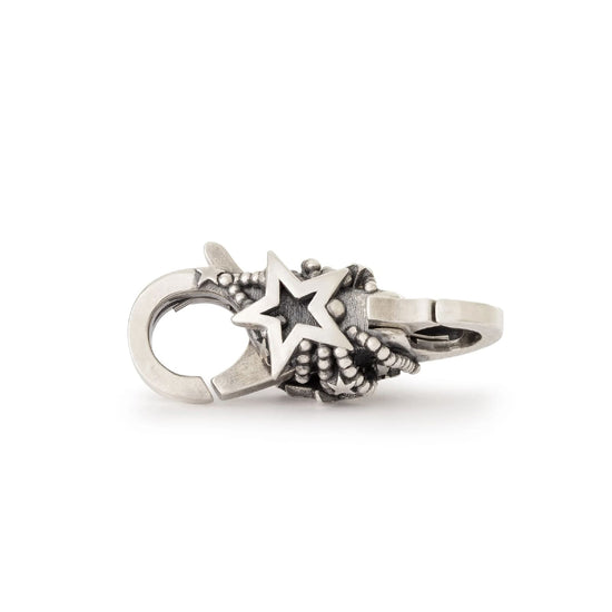 Chiusura moschettone Trollbeads argento con stella MISURA UNICA