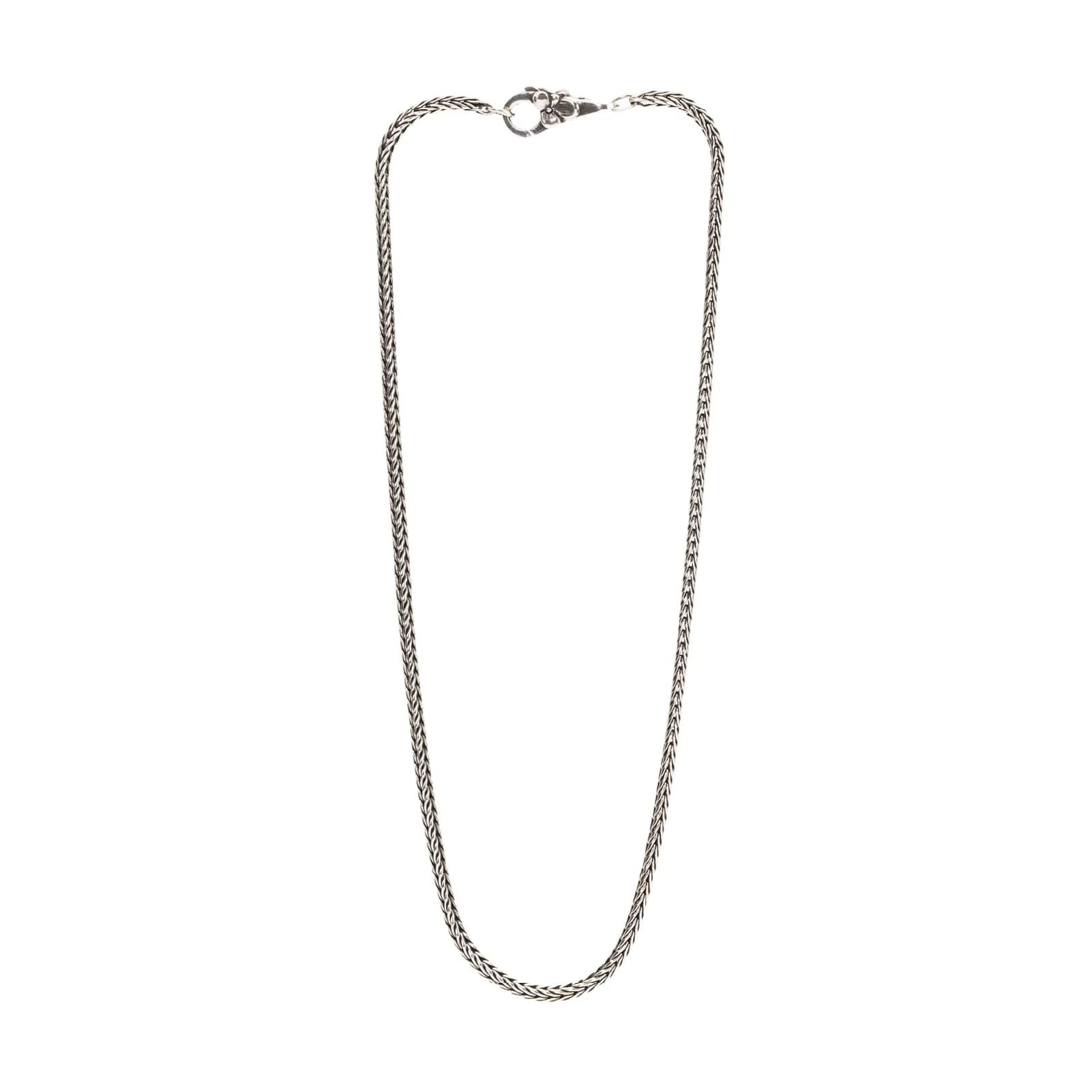 Collana 40 cm Trollbeads in argento catena coda di volpe MISURA UNICA