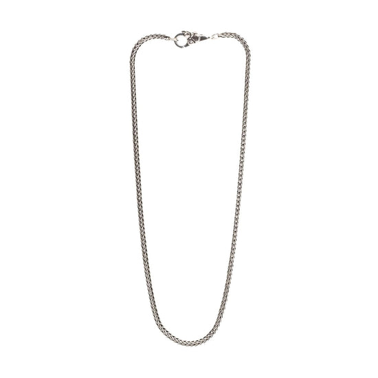Collana 42 cm Trollbeads in argento catena coda di volpe MISURA UNICA