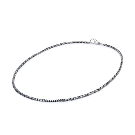 Collana 42 cm Trollbeads in argento catena coda di volpe MISURA UNICA