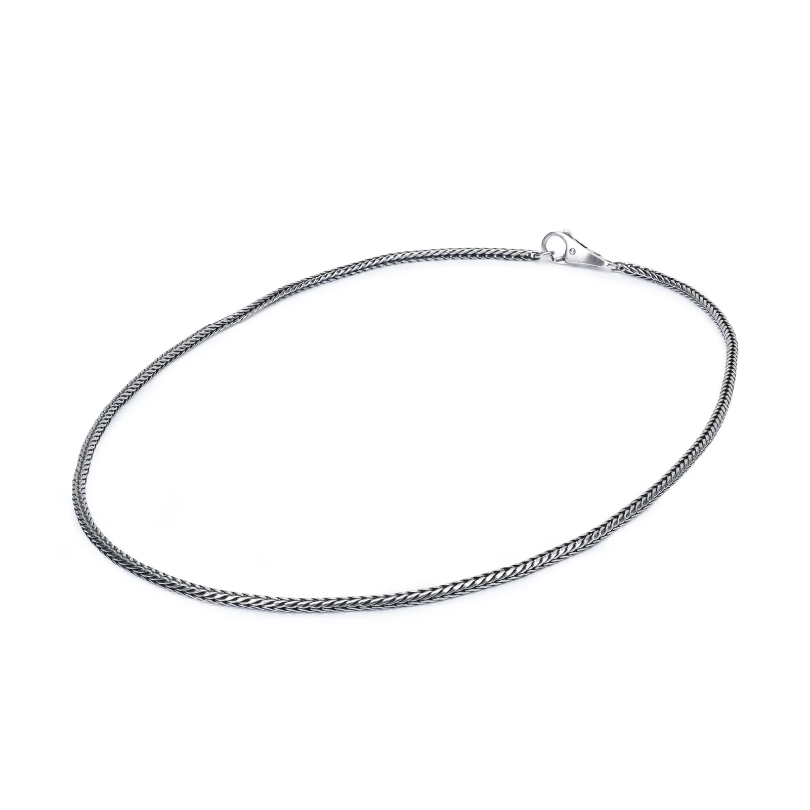 Collana 42 cm Trollbeads in argento catena coda di volpe MISURA UNICA