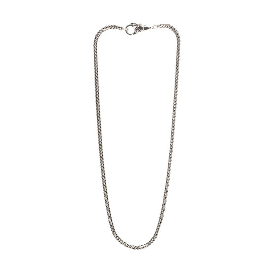 Collana 45 cm Trollbeads in argento catena coda di volpe MISURA UNICA