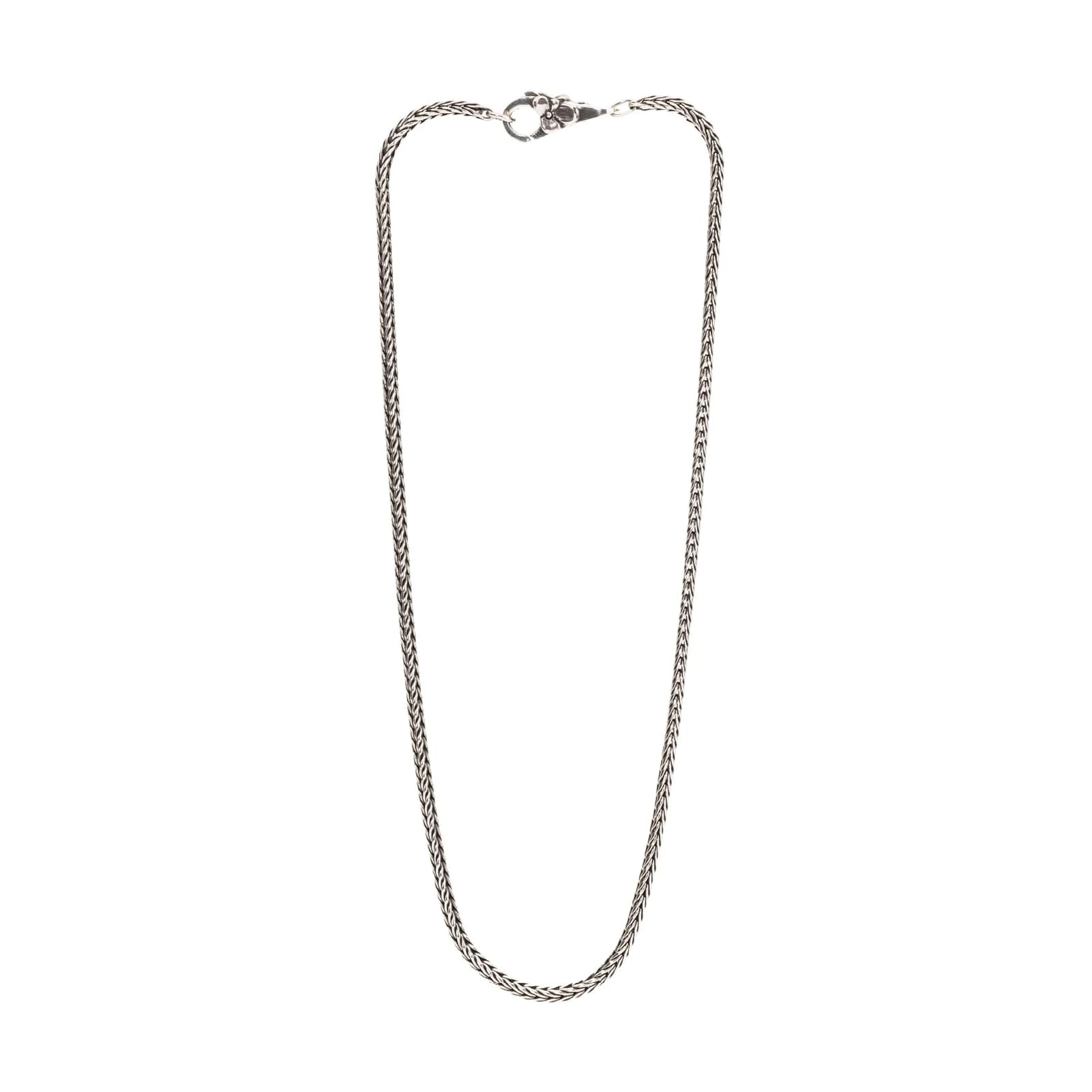 Collana 45 cm Trollbeads in argento catena coda di volpe MISURA UNICA