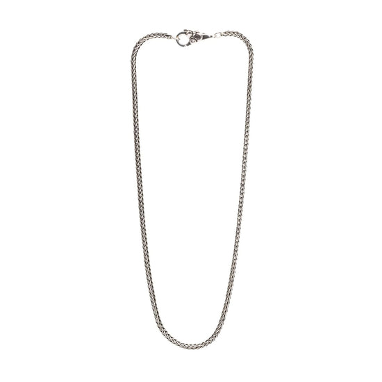 Collana 60 cm Trollbeads in argento catena coda di volpe MISURA UNICA