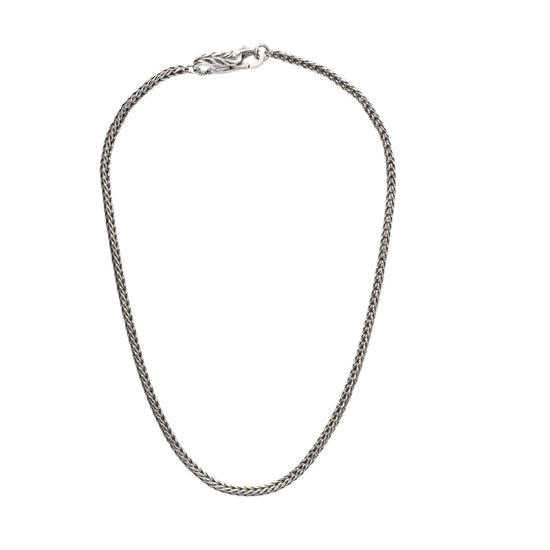 Collana 60 cm Trollbeads in argento catena coda di volpe MISURA UNICA
