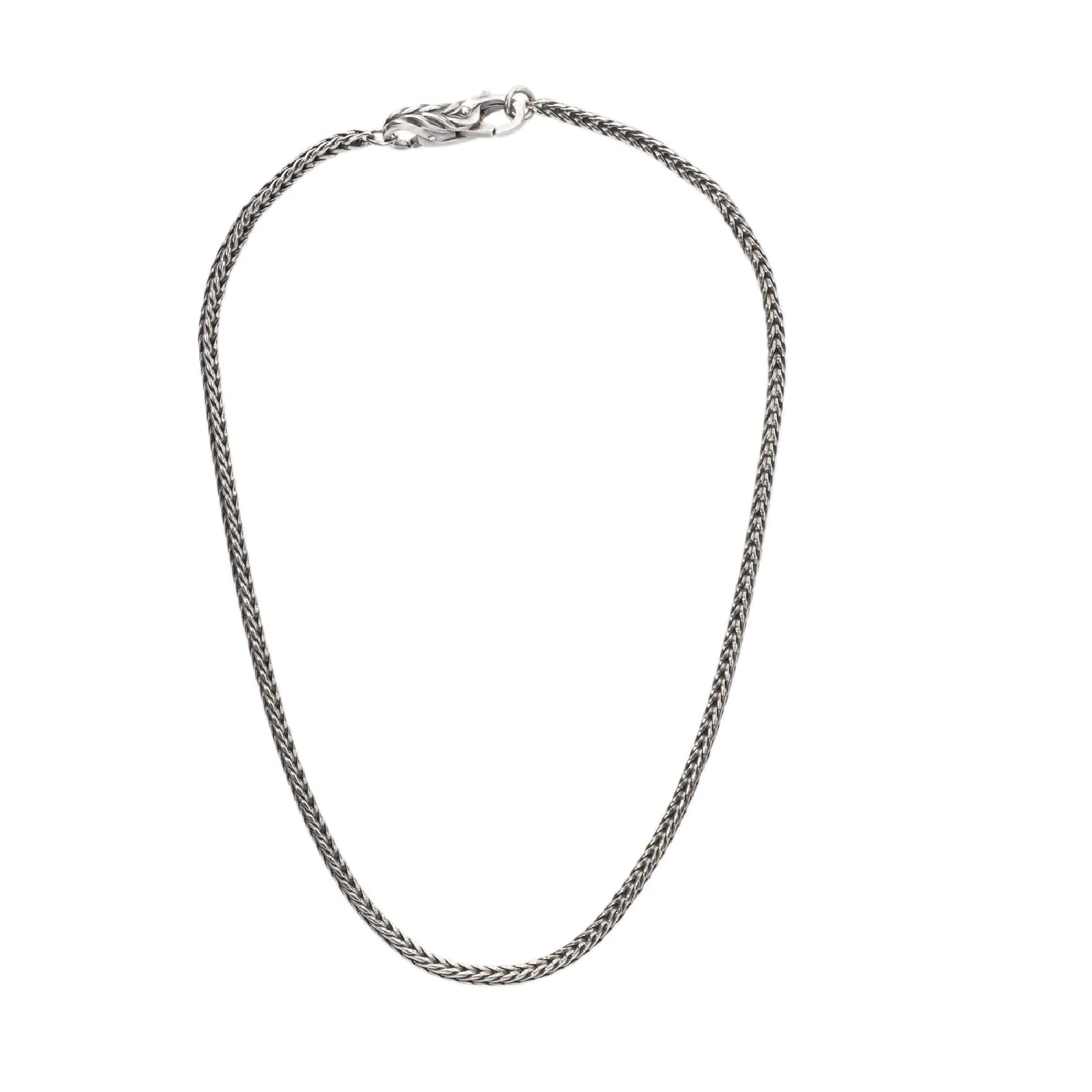 Collana 60 cm Trollbeads in argento catena coda di volpe MISURA UNICA