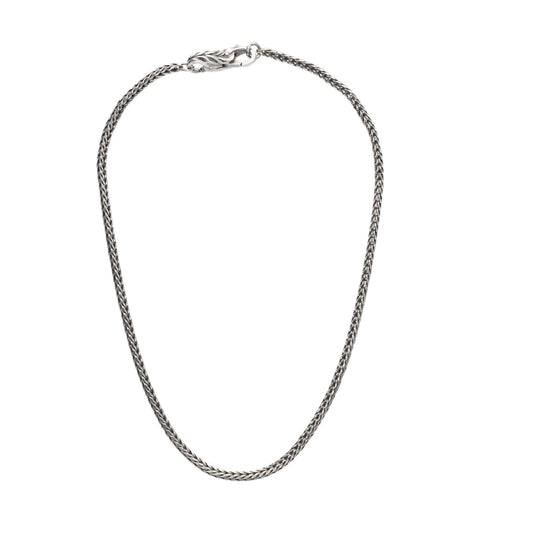 Collana 60 cm Trollbeads in argento catena coda di volpe MISURA UNICA