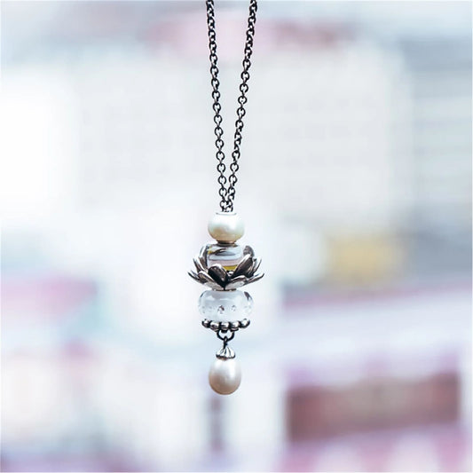 Beads da donna Trollbeads in argento a forma di loto MISURA UNICA