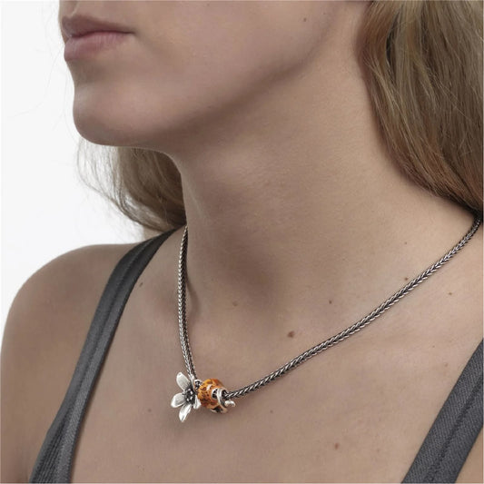 Beads da donna Trollbeads in argento fiore del vento MISURA UNICA