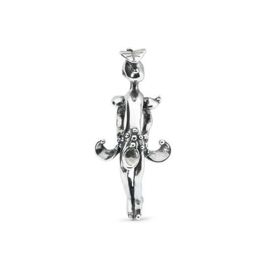 Beads Trollbeads Elfo Danzante pendente in argento da donna MISURA UNICA