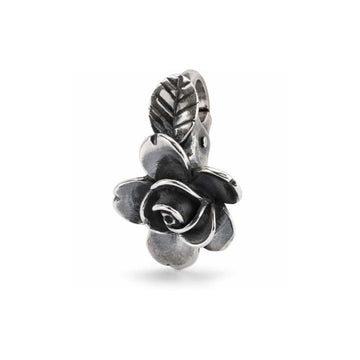 Beads da donna Trollbeads in argento a forma di rosa MISURA UNICA