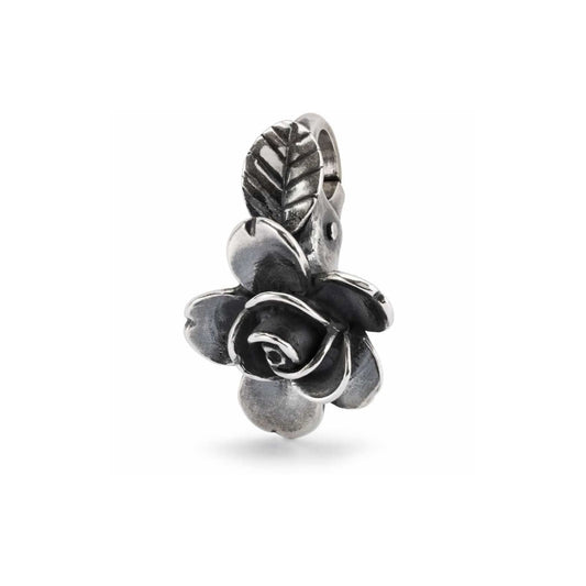 Beads da donna Trollbeads in argento a forma di rosa MISURA UNICA