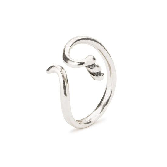 Anello Trollbeads in argento personalizzabile con beads Regolabile dalla 13 alla 15