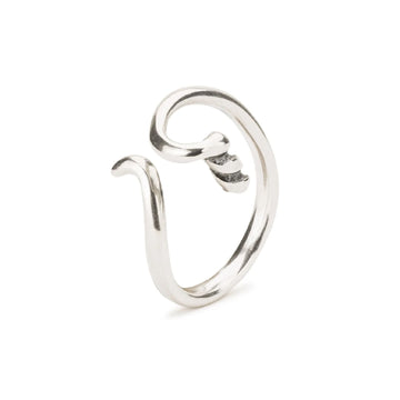 Anello Trollbeads in argento personalizzabile con beads Regolabile dalla 13 alla 15