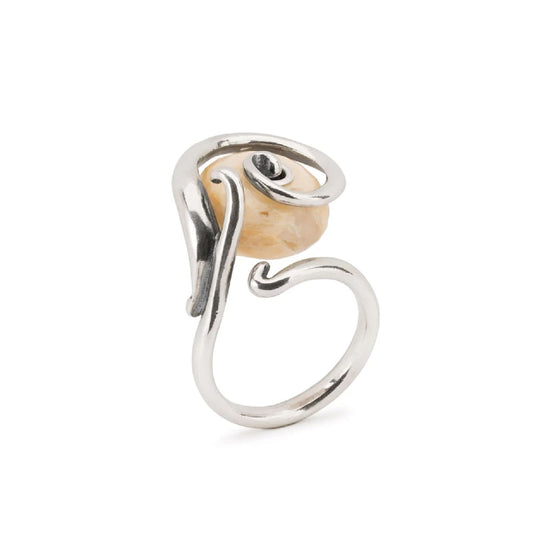Anello Trollbeads in argento con fantasia a spirale 13