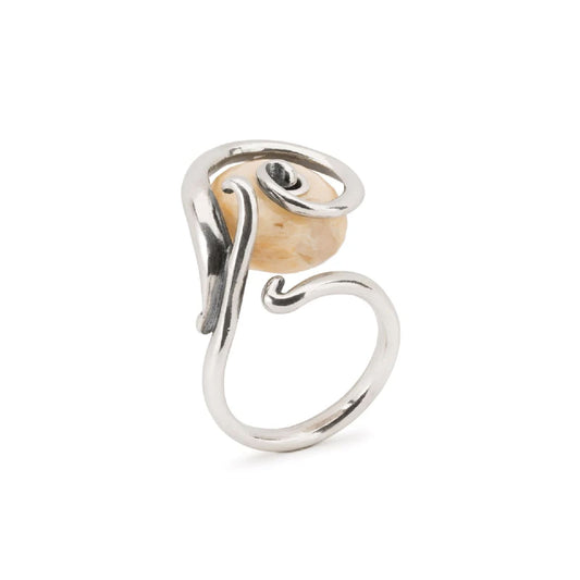 Anello Trollbeads in argento con fantasia a spirale 13